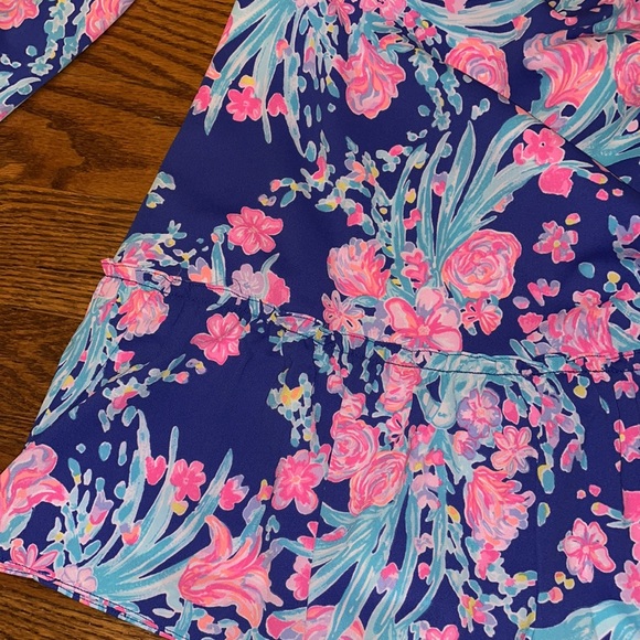 Lilly Pulitzer Rosie Stretch Dress Corsica Blue Toucan Party size 10 NWT - Picture 9 of 9